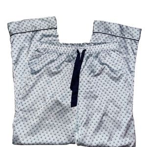 Victoria secret satiny pajama bottoms light blue